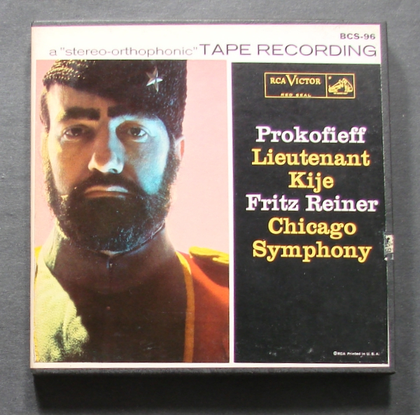 Reel to Reel Reiner Chicago Symphony Prokofiev Lieutenant Kije RCA BCS